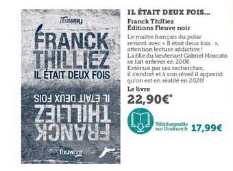 il était feux fois franck thilliez