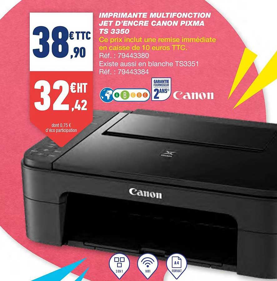 Imprimante Multifonction Jet D'encre Canon Pixma Ts 3350