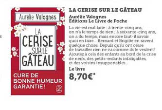 la cerise sur le gâteau aurélie valognes