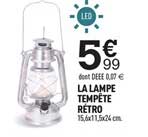 la lampe tempête rétro