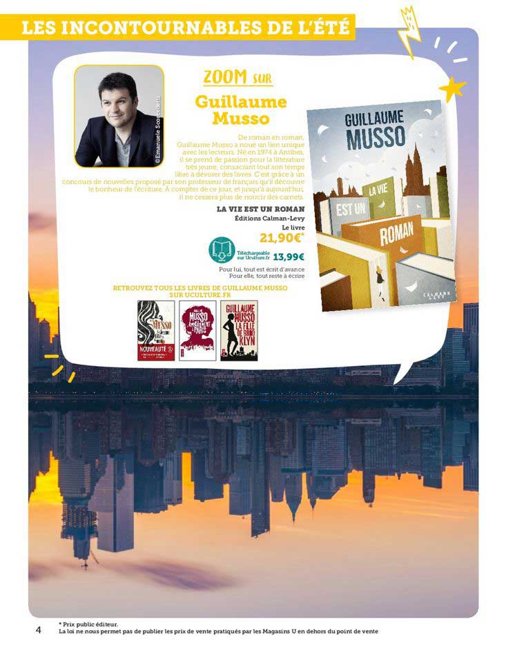 la vie est un roman guillaume musso