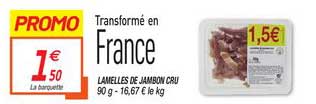 Lamelles De Jambon Cru
