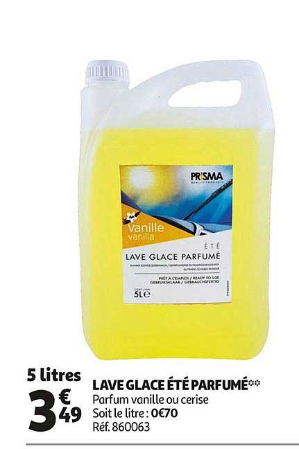 lave glace été parfumé