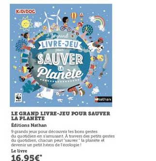 le grand livre jeu pour sauver la planète