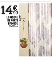 Le Rideau De Porte Bambou