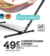 Le Support De Hamac Ajustable