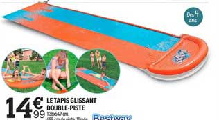 le tapis glissant double piste