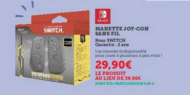 manette joy con sans fil switch