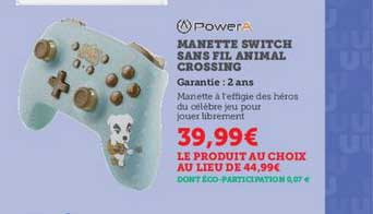 manette switch sans fil animal crossing