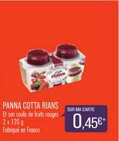 Panna cotta rians