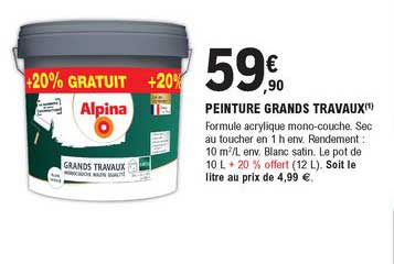 peinture grands travaux alpina