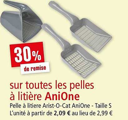 pelle à litiere arist o cat anione taille s 30% de remise