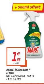 pistolet antibactérien st marc