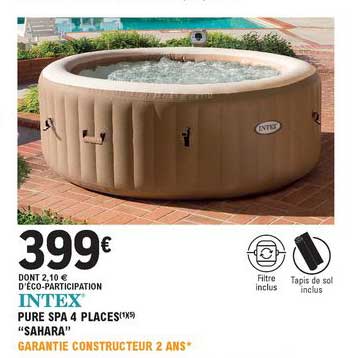 Pure Spa 4 Places Sahara Intex