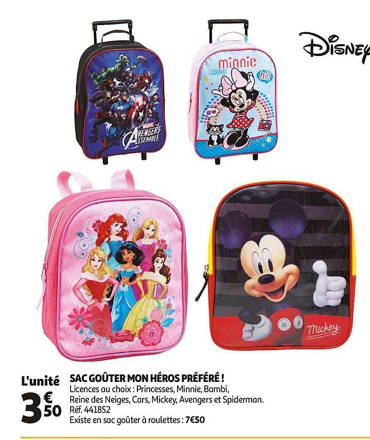sac goûter mon héros préféré