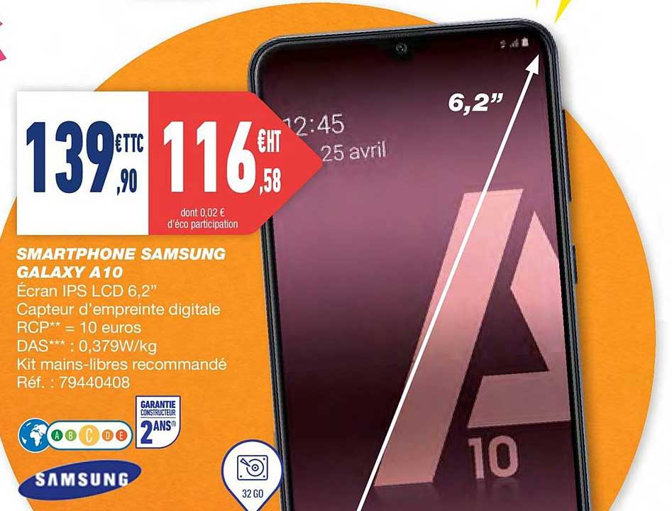 Smartphone Samsung Galaxy A10
