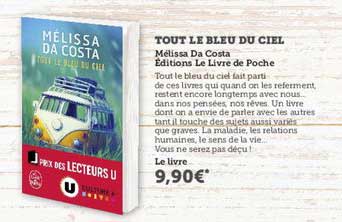 tout le bleu du ciel mélissa da costa