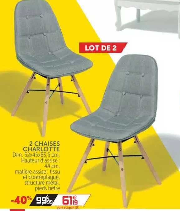 2 chaise charlotte