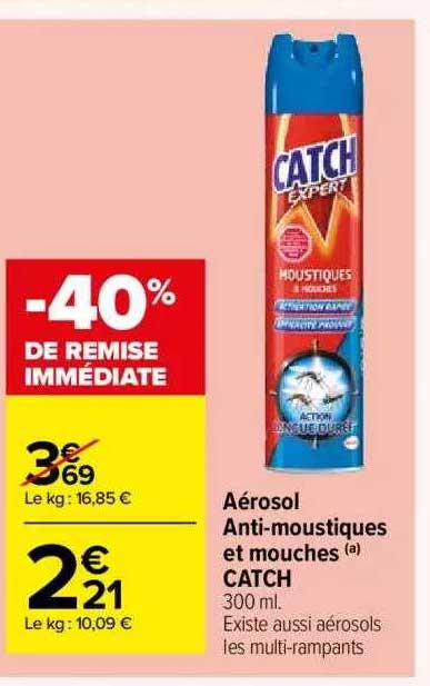 Aérosol Anti-moustiques Et Mouches Catch