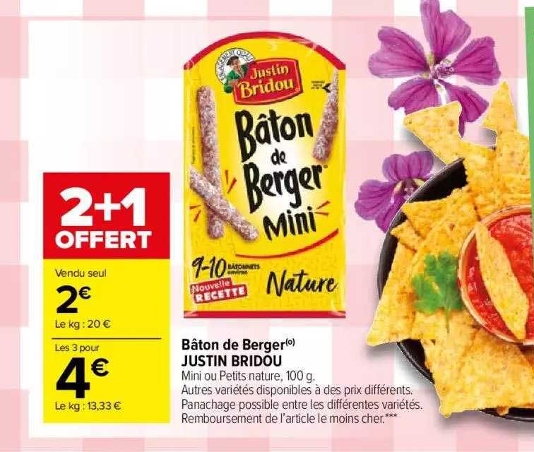 bâton de berger justin bridou