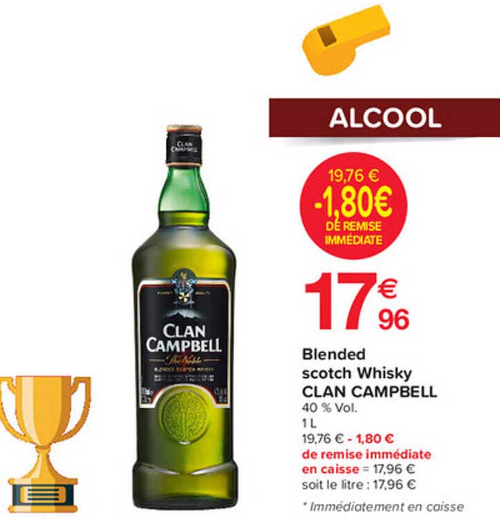 blended scotch whisky clan campbell