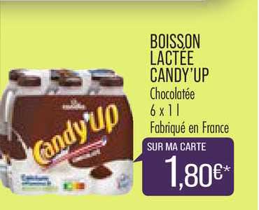 boisson lactée candy'up