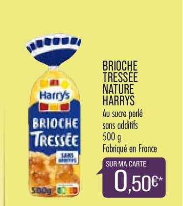 Brioche Tressée Nature Harrys