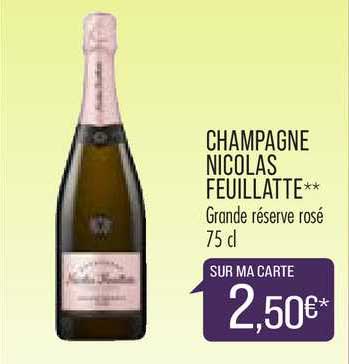 champagne nicolas feuillatte