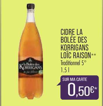 cidre la bolée des korrigans loïc raison