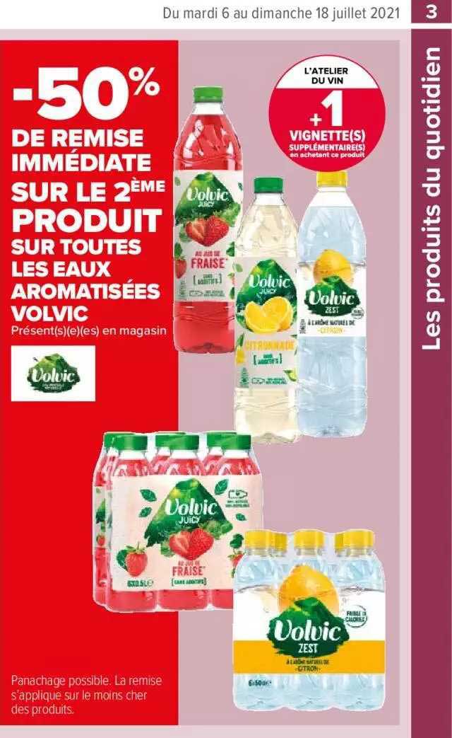 Eaux Aromatisées Volvic