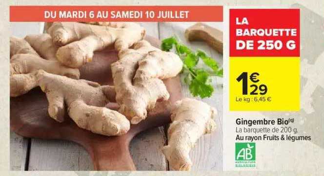 Gingembre Bio