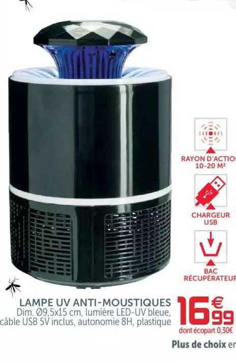 lampe uv anti-moustiques