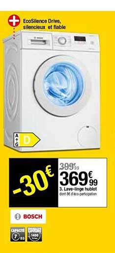 lave-linge hublot bosch