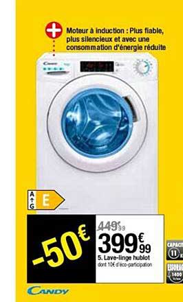 lave-linge hublot candy