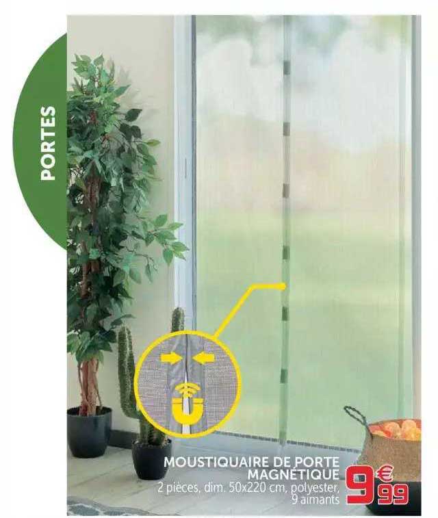 Moustiquaire De Porte Magnétique