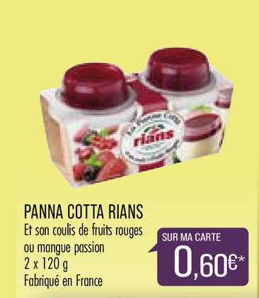 panna cotta rians
