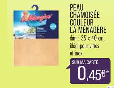 peau chamoisée couleur la ménagère