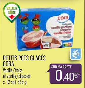 petits pots glacés cora