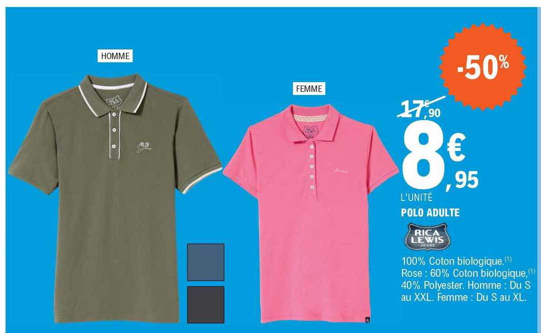 polo adulte rica lewis