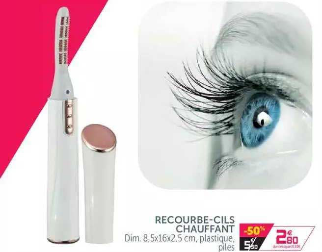 recourbe-cils chauffant