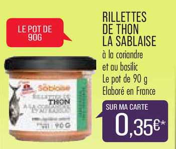 rillettes de thon la sablaise
