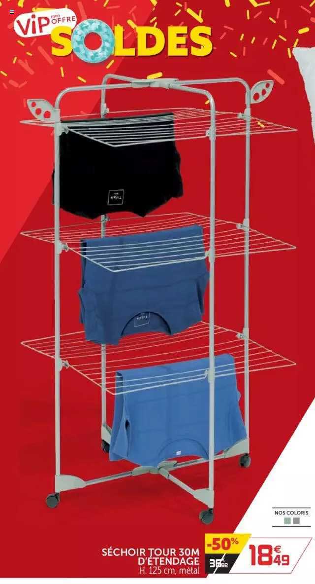 séchoir tour 30m d'etendage