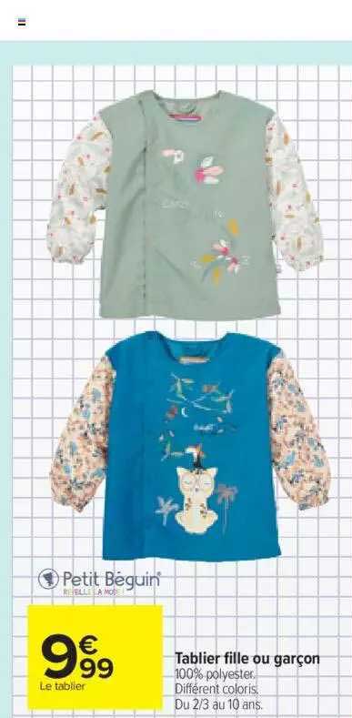 Tablier Fille Ou Garçon