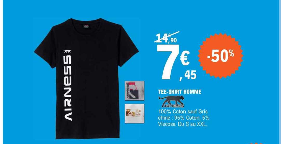 tee-shirt homme airness