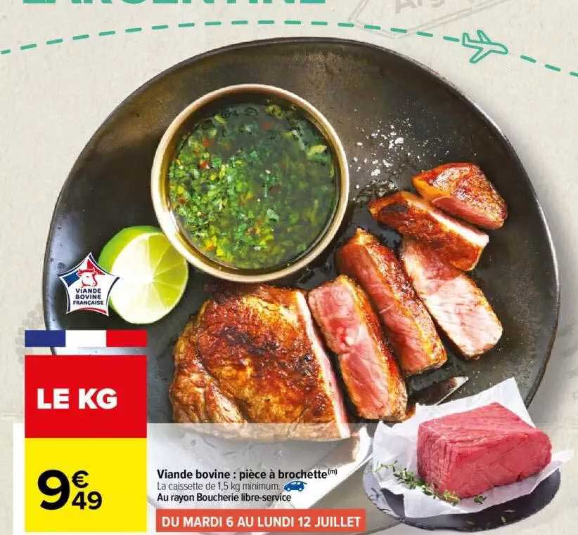 Viande Bovine : Pièce à Brochette