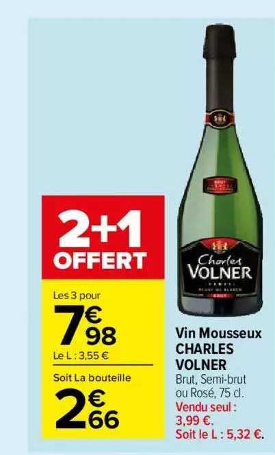 vin mousseux charles volner