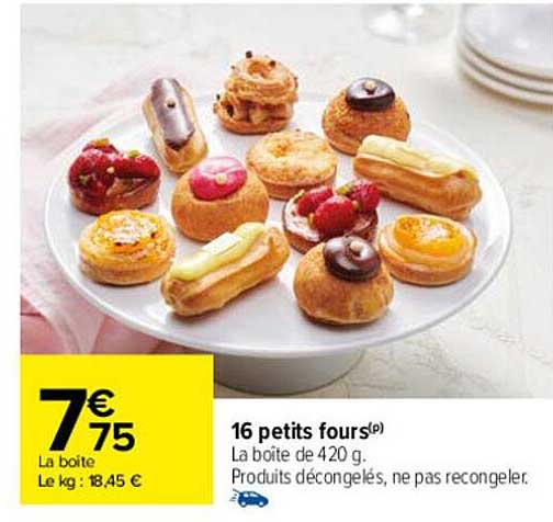 16 Petits Fours