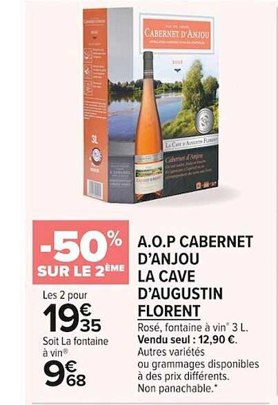 a.o.p. cabernet d'anjou la cave d'augustin florent
