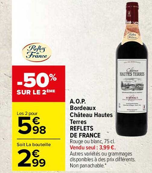 aop bordeaux château hautes terres reflets de france