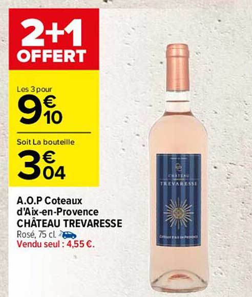 aop coteaux d'aix-en-provence château trevaresse